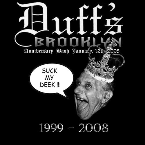 DUFF'S ANNIVERSARY PARTY: SATURDAY THE 12TH WITH PAUL BOOTH